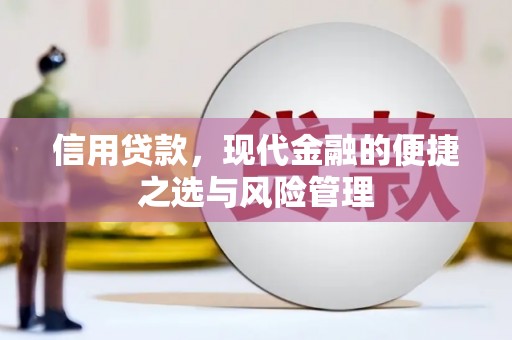 兴安盟信用贷款，现代金融的便捷之选与风险管理