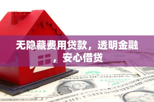 兴安盟无隐藏费用贷款，透明金融，安心借贷