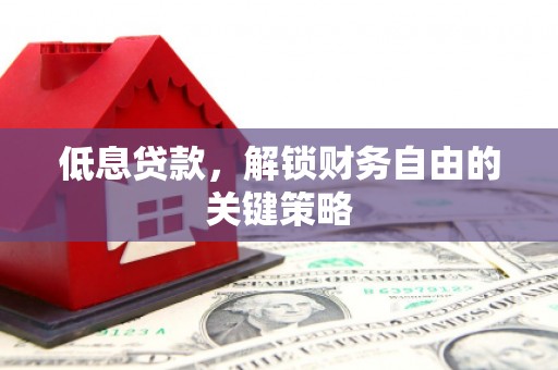兴安盟低息贷款，解锁财务自由的关键策略