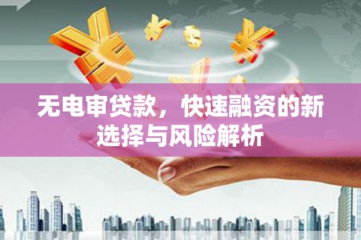 兴安盟无电审贷款，快速融资的新选择与风险解析
