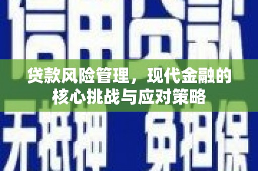 兴安盟贷款风险管理，现代金融的核心挑战与应对策略