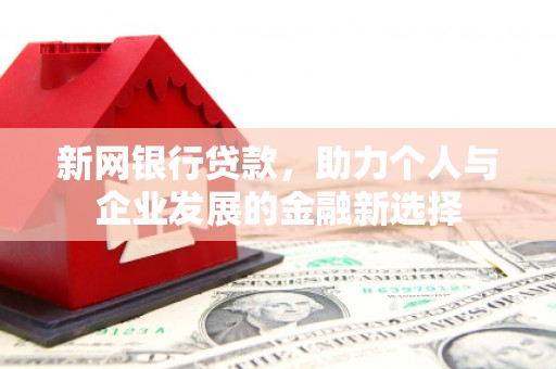 兴安盟新网银行贷款，助力个人与企业发展的金融新选择