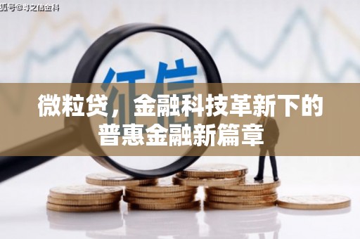 兴安盟微粒贷，金融科技革新下的普惠金融新篇章