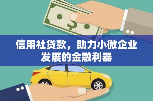 兴安盟信用社贷款，助力小微企业发展的金融利器