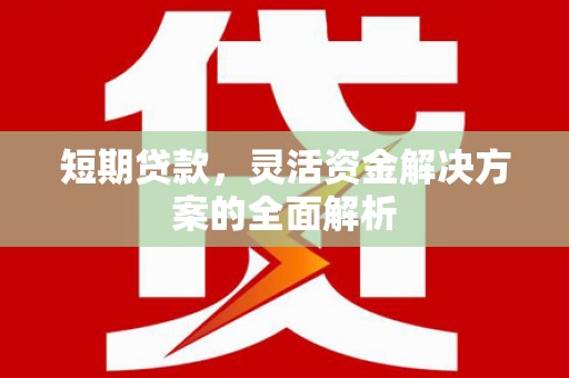 兴安盟短期贷款，灵活资金解决方案的全面解析