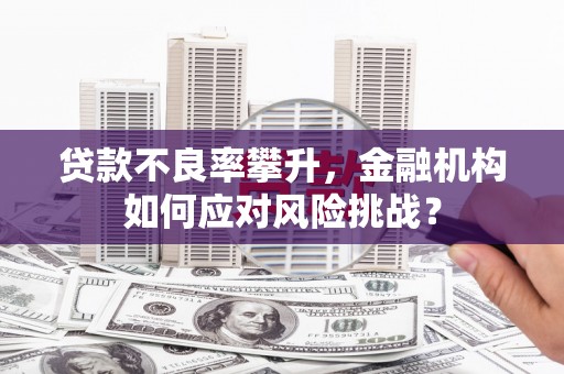 兴安盟贷款不良率攀升，金融机构如何应对风险挑战？