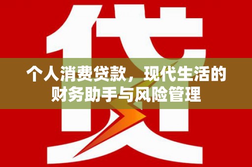 兴安盟个人消费贷款，现代生活的财务助手与风险管理