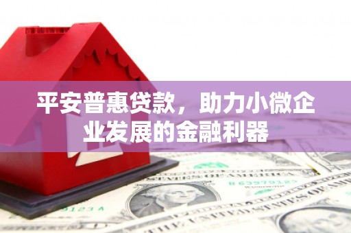 兴安盟平安普惠贷款，助力小微企业发展的金融利器